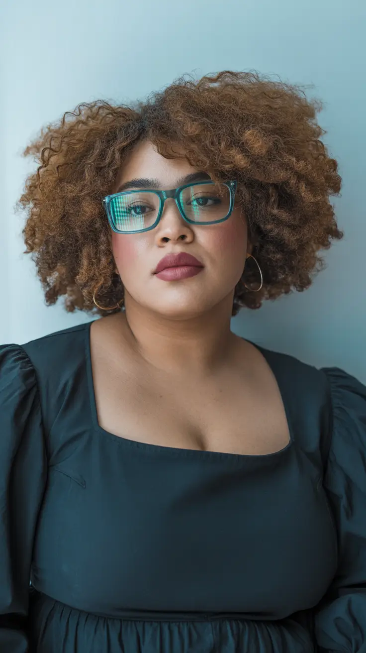 spring haircuts for chubby faces 2026 Layered Curly Bob