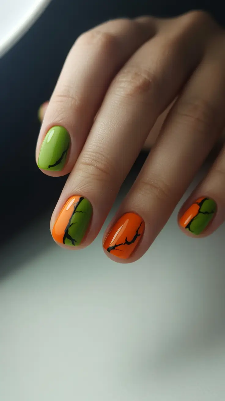 spring nail colors 2026 Fresh Citrus Energy