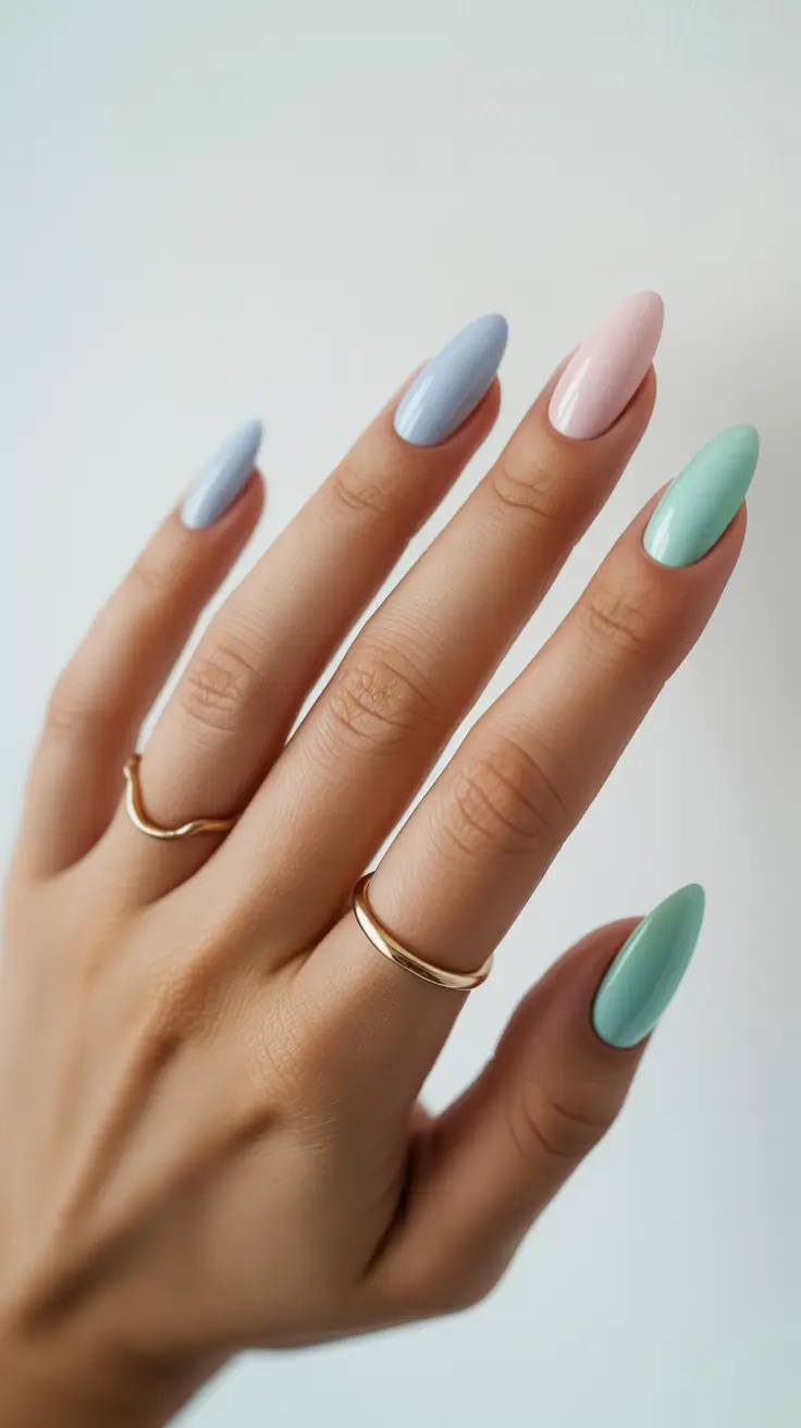 spring nail colors 2026 Pastel Daydreams