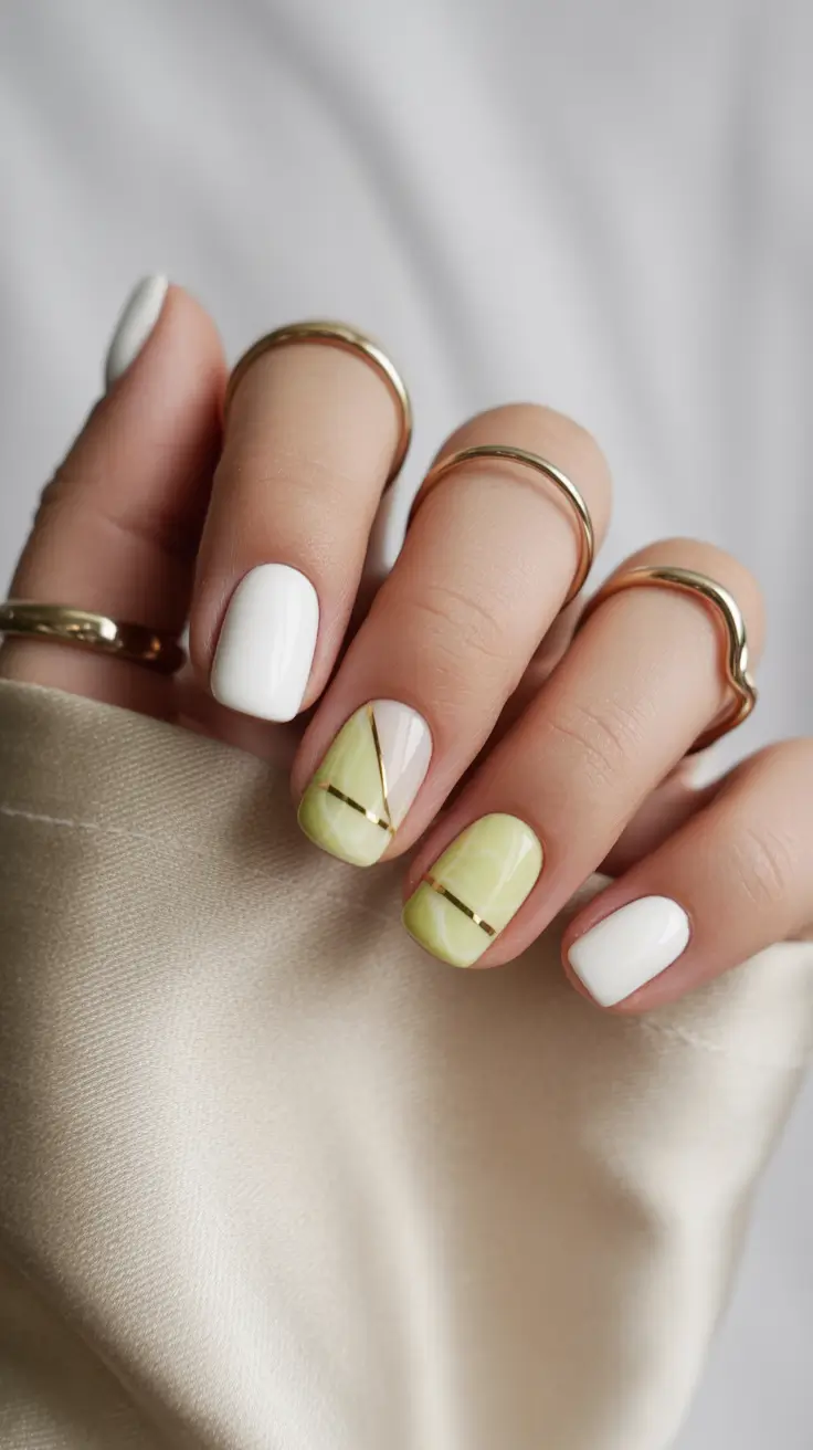march nail colors 2026 Clean Lines And Soft Greens For A Fresh Start