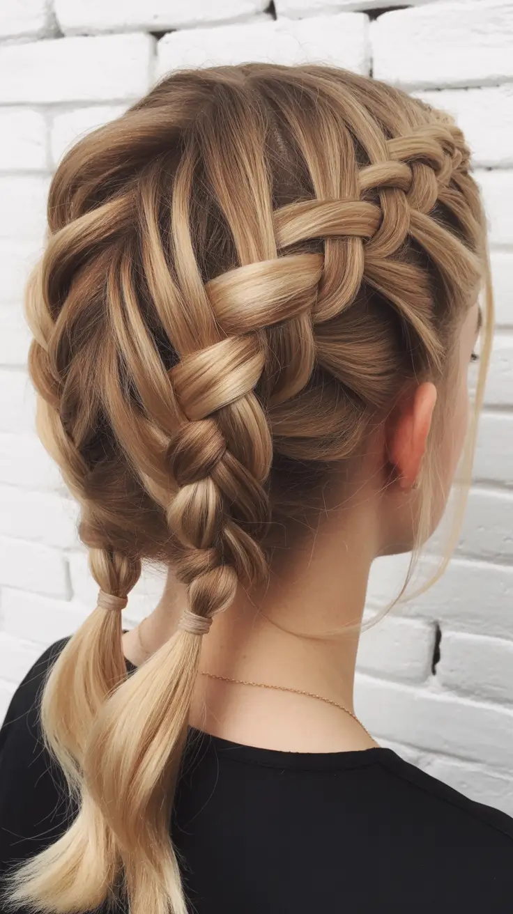 modern spring braids hairstyle 2026 Classic European-Inspired Braid With a Romantic Spring Finish