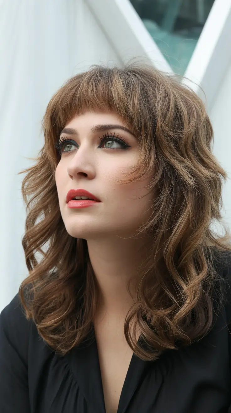 modern spring mid length haircut 2026 layered waves