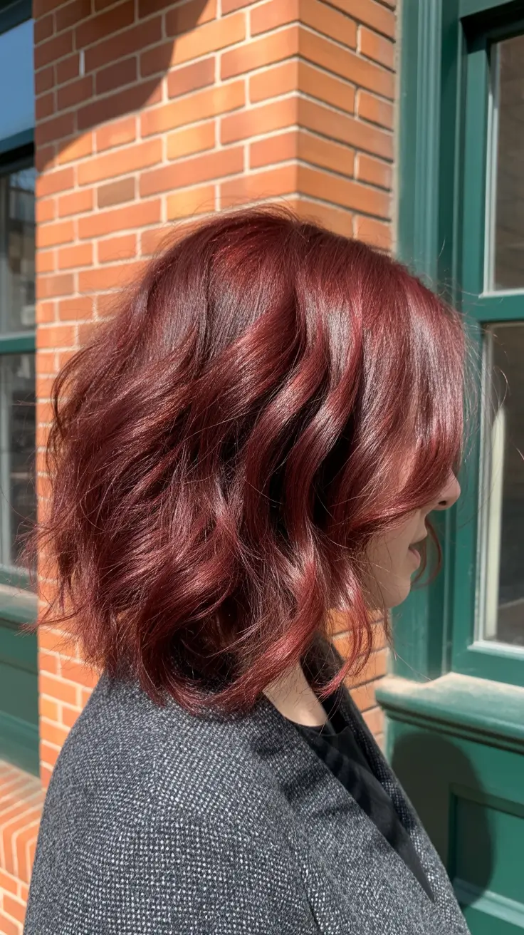 modern spring mid length haircut 2026 textured wavy