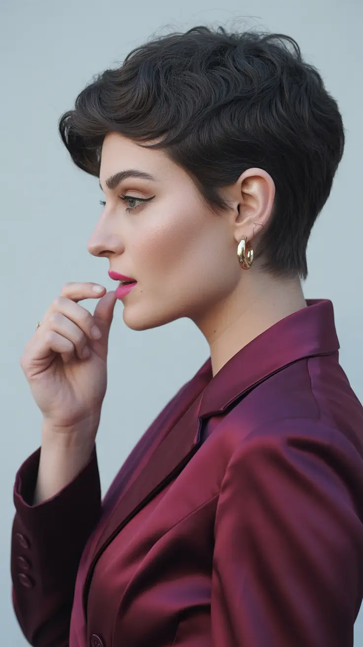 spring short hairstyles 2026 Classic Pixie With Soft Retro Influence