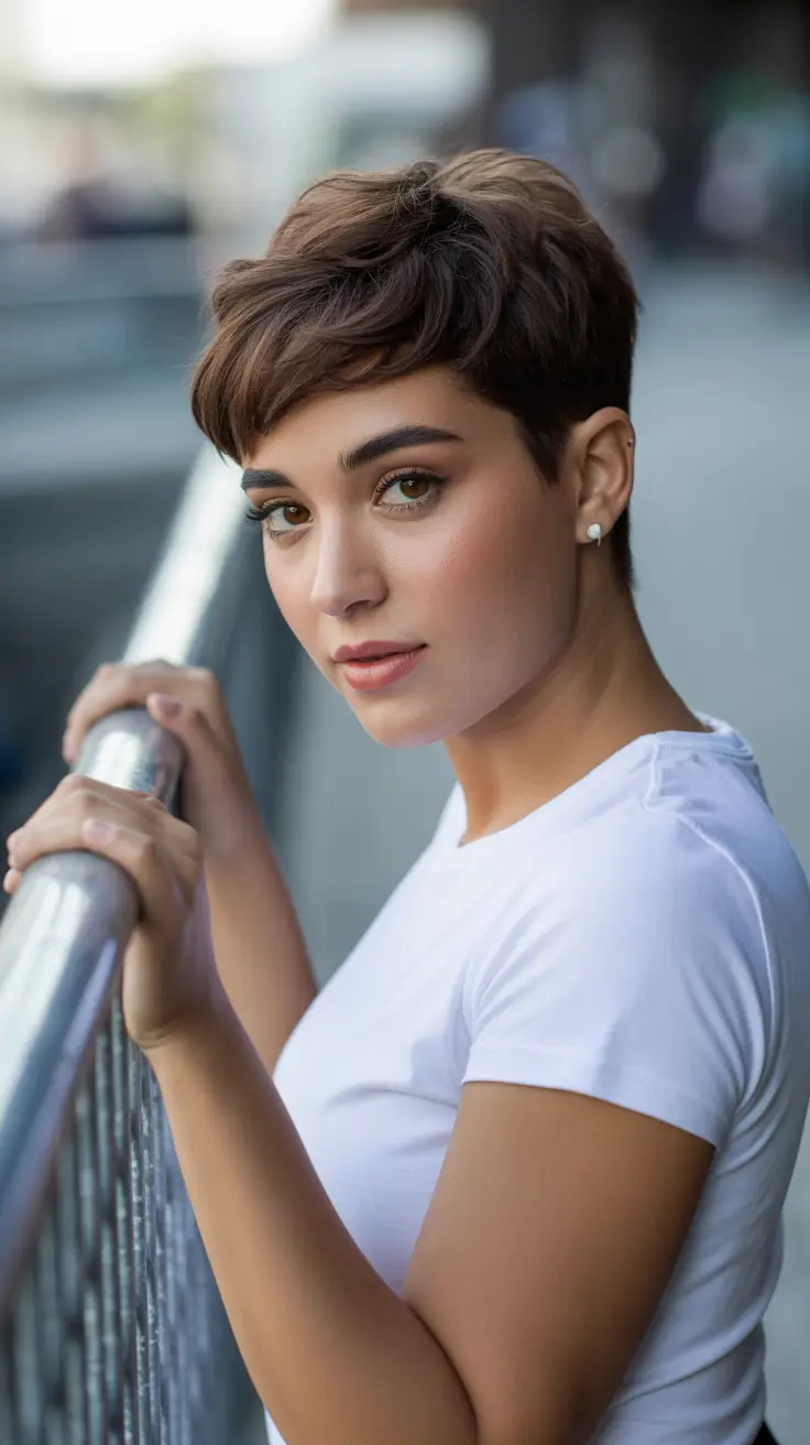 spring short hairstyles 2026 Everyday Pixie With Casual Spring Ease