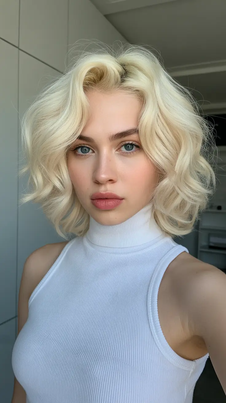 spring blonde hair color ideas Voluminous Buttercream Waves