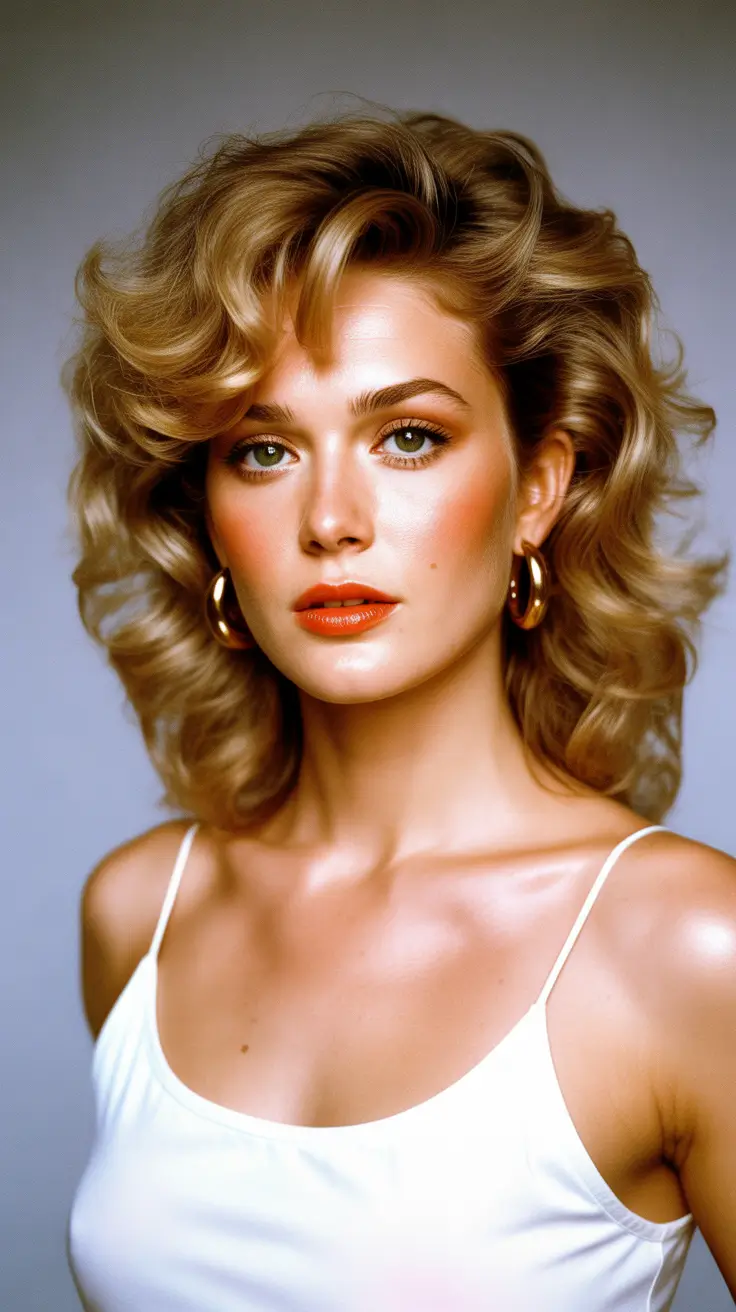 spring blonde hair color ideas Retro Honey-Blonde Volume With a Spring Glow