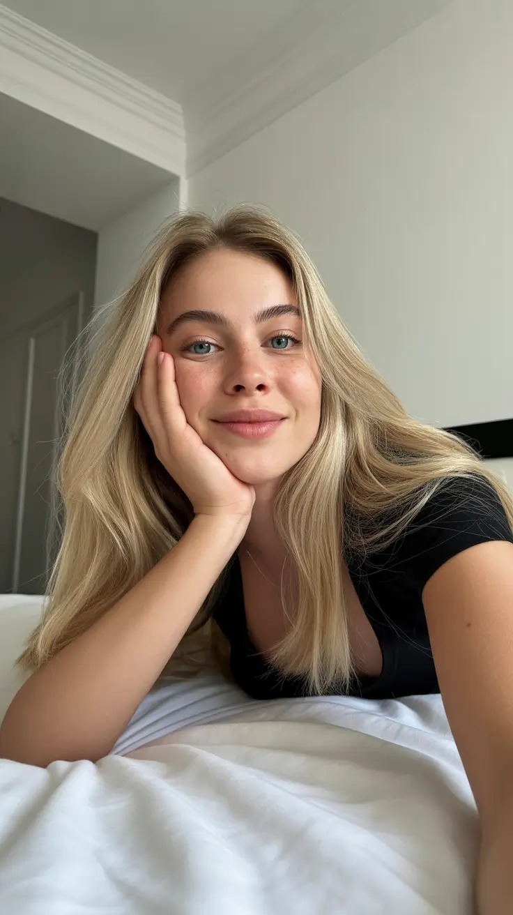 spring blonde hair color ideas Soft Natural Blonde Glow