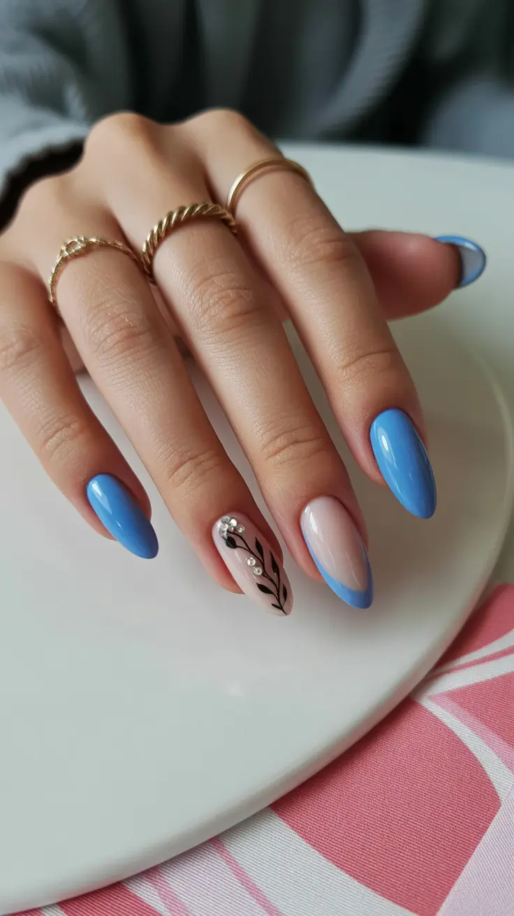 spring break nails 2026 Blue Horizons