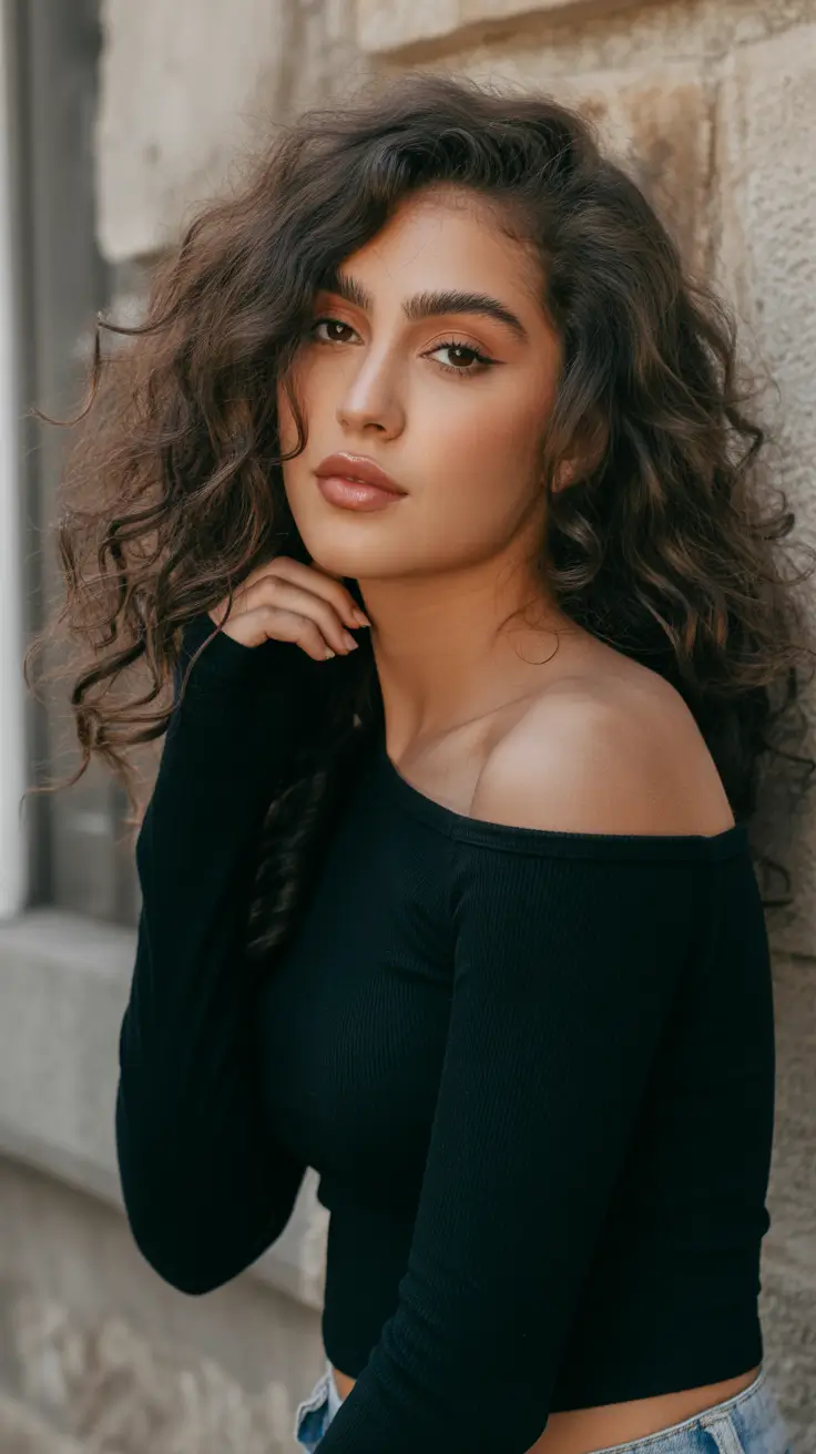 trending spring haircuts 2026 Natural Curls With Soft Structure