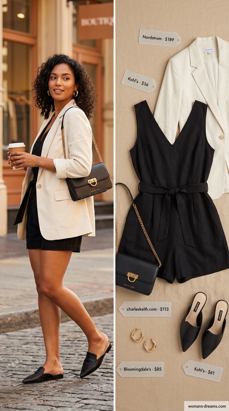 casual summer romper outfits for women 2026 outfit idea - fashion styling inspiration