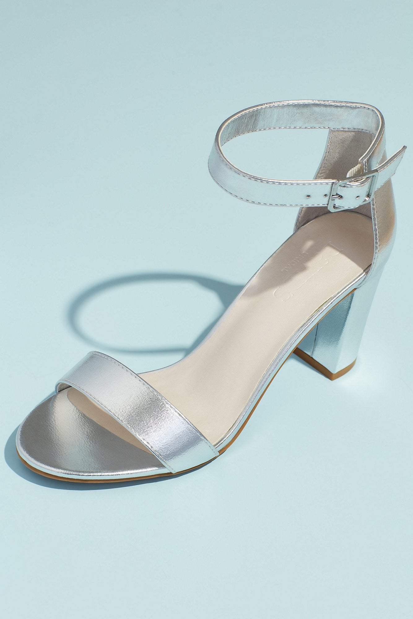 Block Heel Ankle Strap Sandal