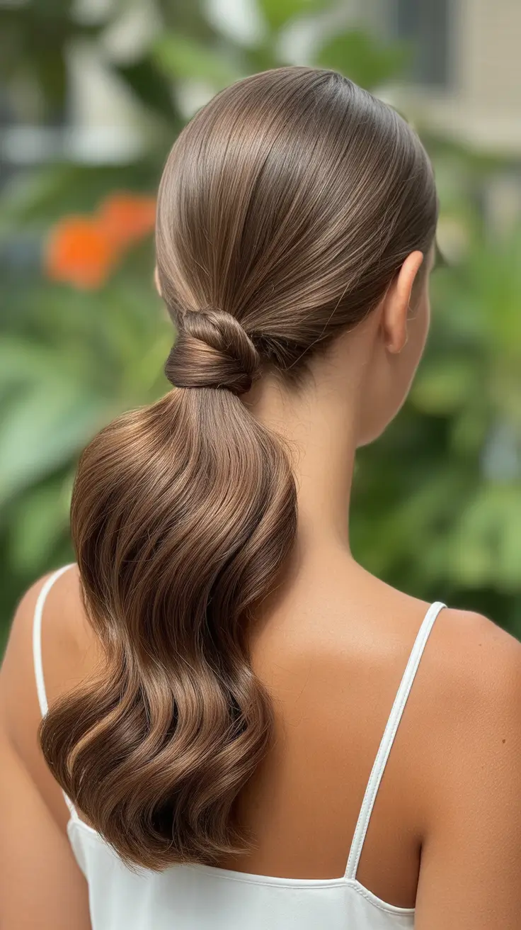 easy spring quick hairstyles 2026 polished low ponytail