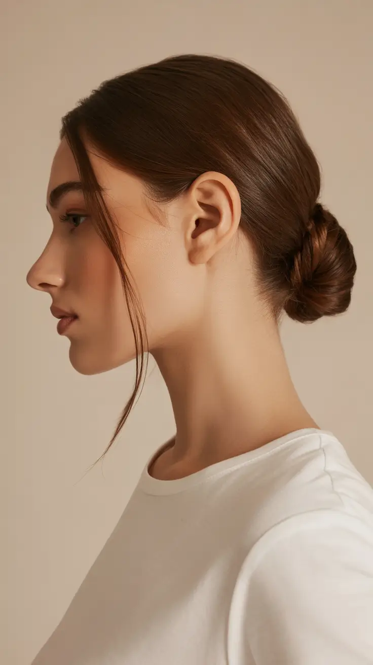 easy spring quick hairstyles 2026 minimal low bun