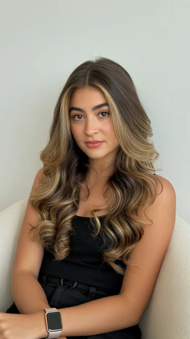 elegant spring caramel hair color 2026 Soft Face Framing Caramel Layers for Effortless Spring Brightness