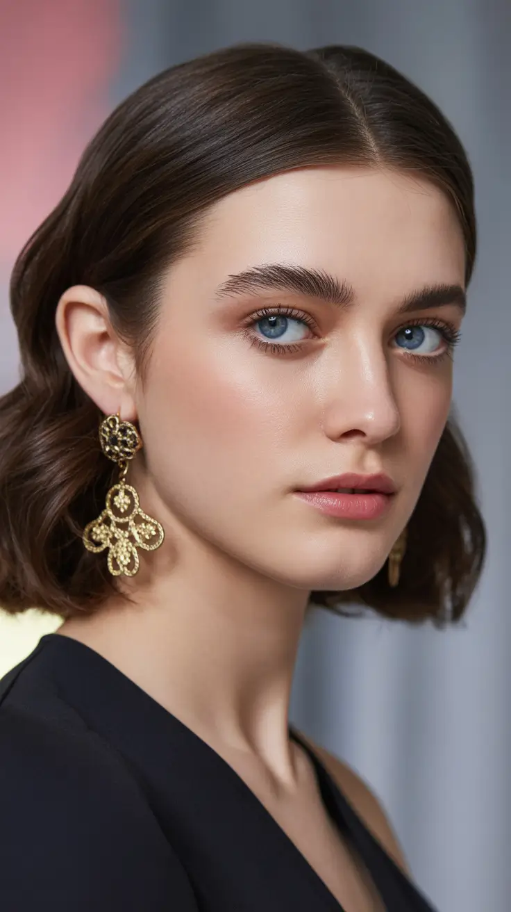 elegant spring formal hairstyle 2026 Sleek Short Waves With Minimalist Elegance