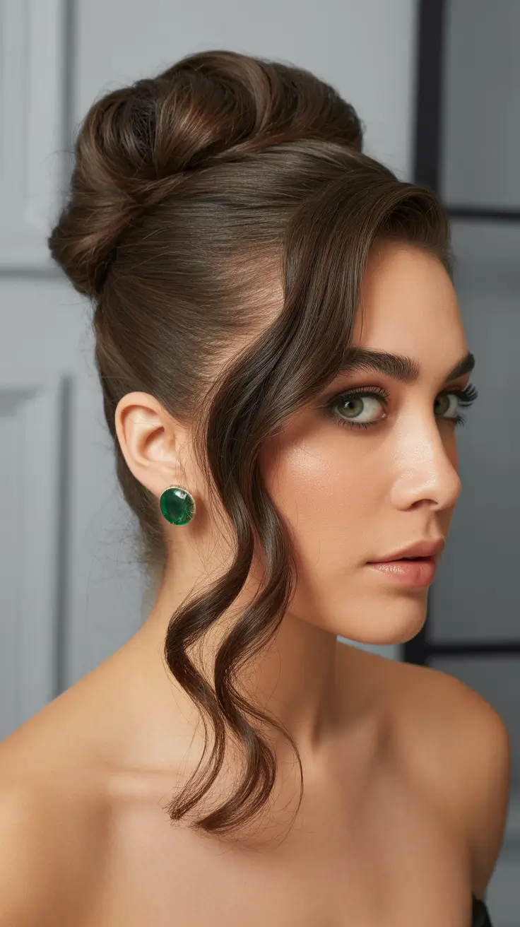 elegant spring formal hairstyle 2026 Polished Classic Bun With Sculpted Wave