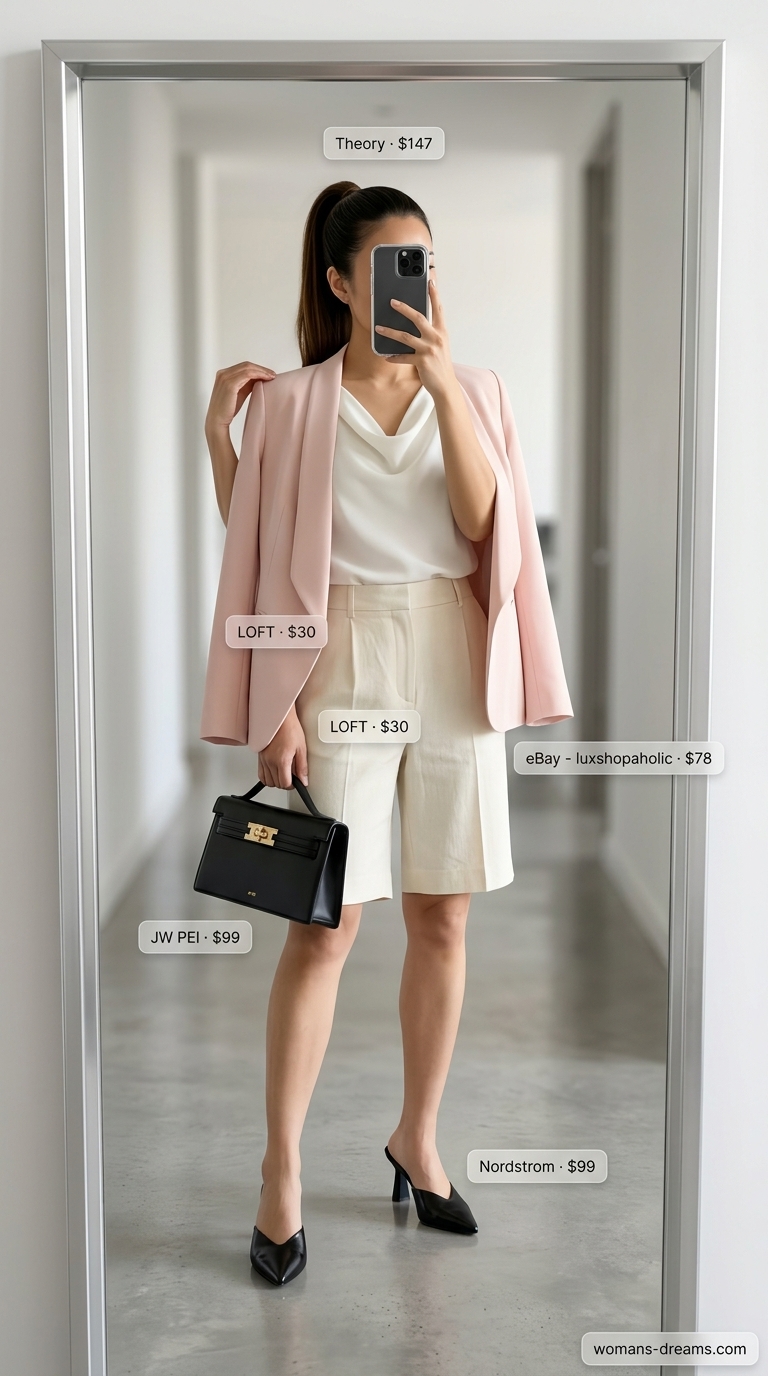 Creative Director's Chic: Tailored Shorts, Reimagined