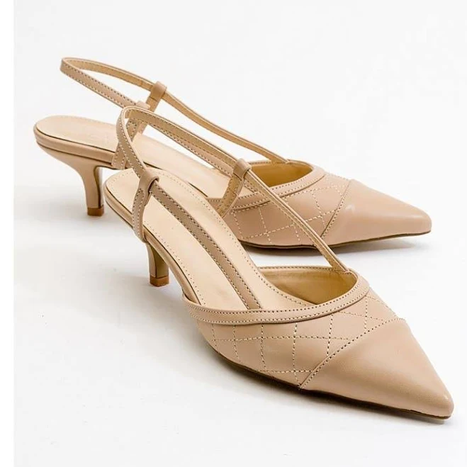 Prologue Shoes Point Pointed Toe Slingback Pump Women