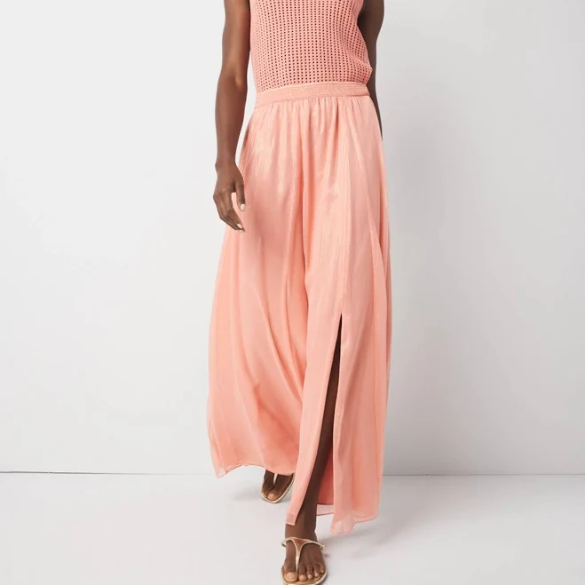 Chiffon A-Line Maxi Skirt