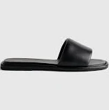 Leather Slide Sandal