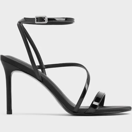 Charles & Keith Andricia Patent Stiletto Sandals