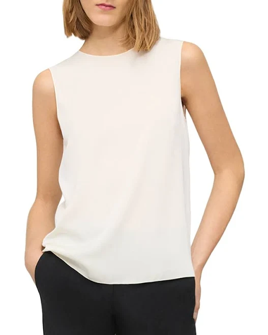 Silk Sleeveless Top