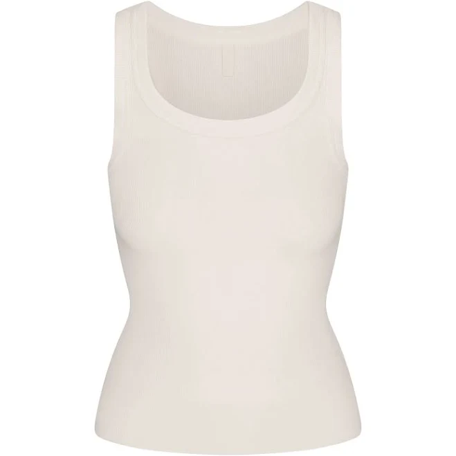 Women's SKIMS Cotton Rib High Scoop Tank