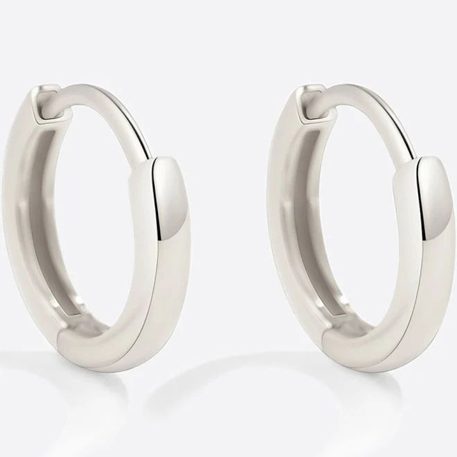 Mint & Lily Women's Dainty Huggie Hoop Earrings