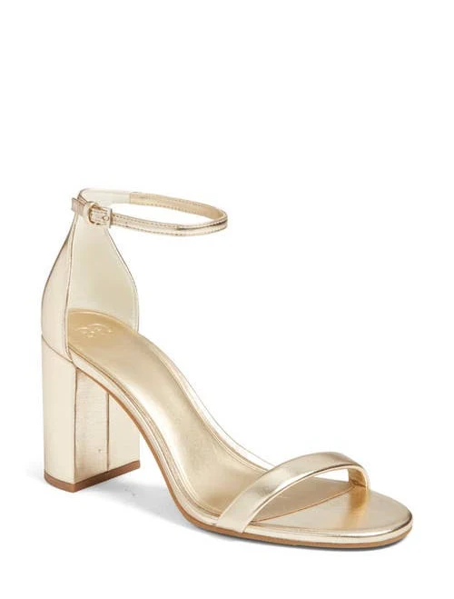 BP. Livia Ankle Strap Sandal in Gold Light Metallic at Nordstrom, Size 7