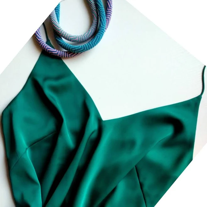 V-Neck Satin Camisole Tank Top