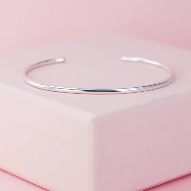 Sterling Silver Minimalist Cuff Bracelet