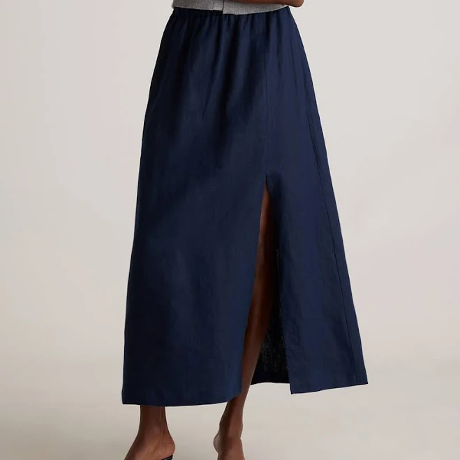 Quince Women's European Linen Maxi Skirt