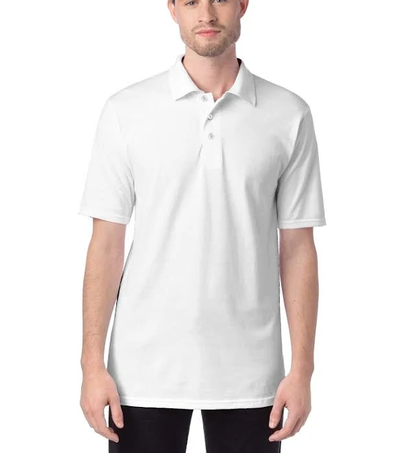 Hanes X-Temp Men's Performance Polo Shirt with Odor Control