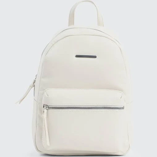 Ardene Women's Faux Leather Backpack in White