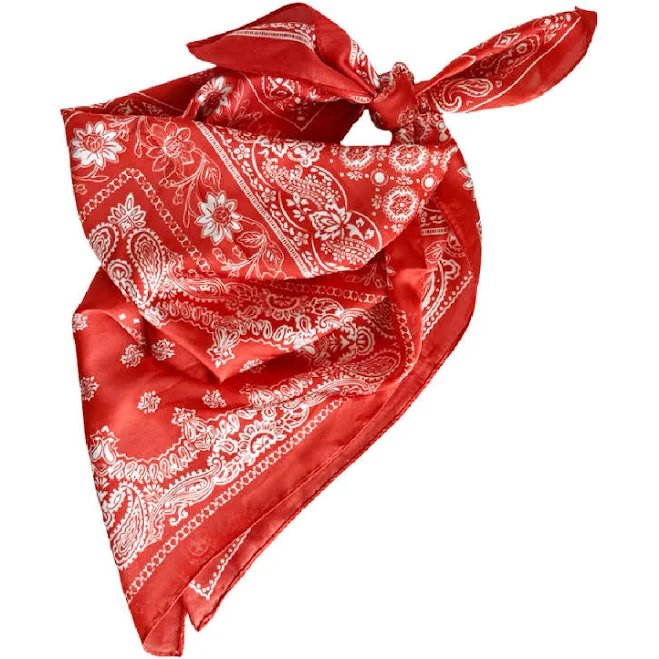 Paisley Satin Headscarf