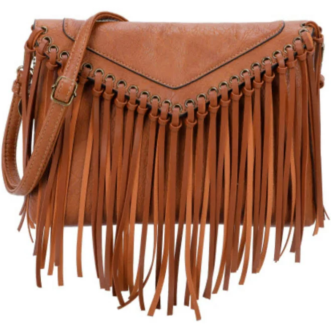 Ampere Dallas Fringe Crossbody Bag