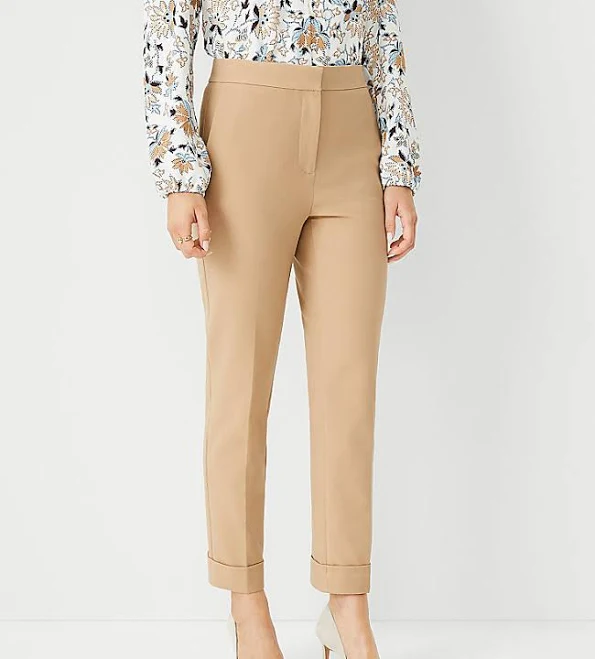 Ann Taylor Women's High Rise Eva Ankle Pants