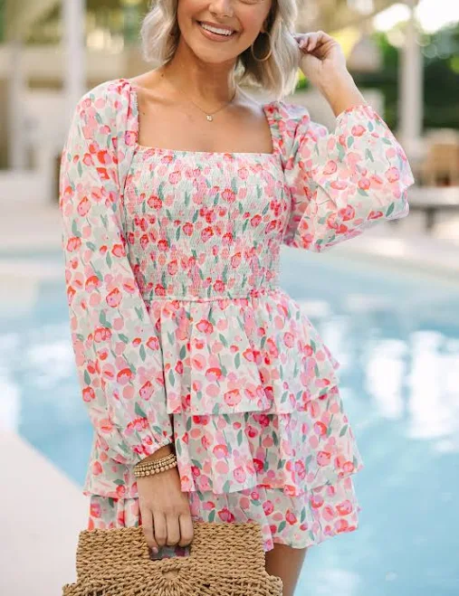 Floral Smocked Romper