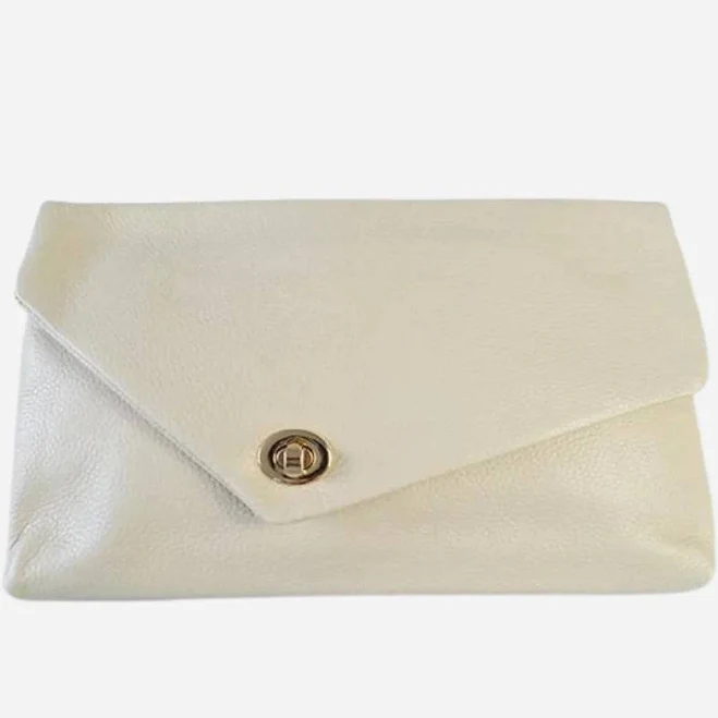 Centennial Park Women's Pebbled Leather Clutch Bag