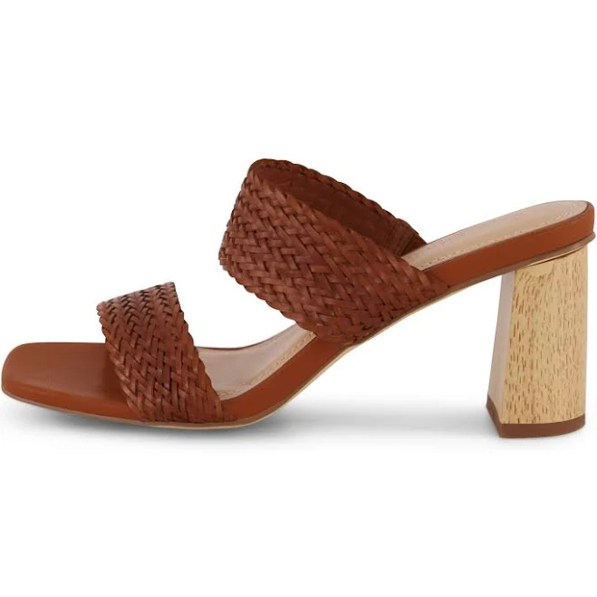 Cushionaire Women's Heeled Slides Memory Foam