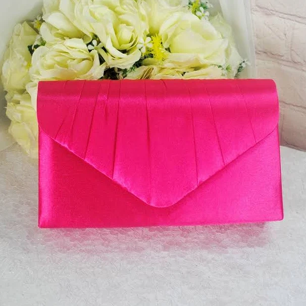 Handmade Satin Clutch Bag