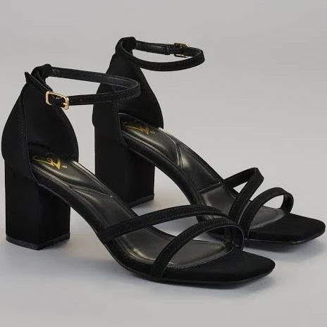 Windsor Chic Step Strappy Block Heels