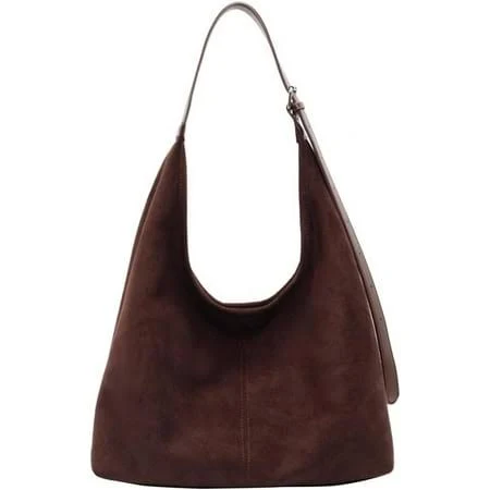 Women's Retro Suede Hobo Bag