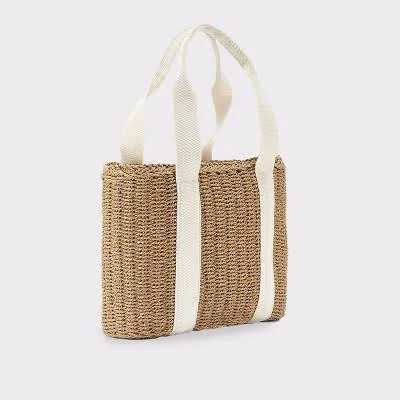 Lascana Women's Basket Weave Straw Tote Bag
