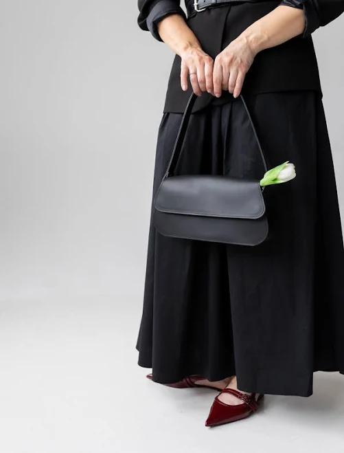 Personalized Leather Top Handle Handbag