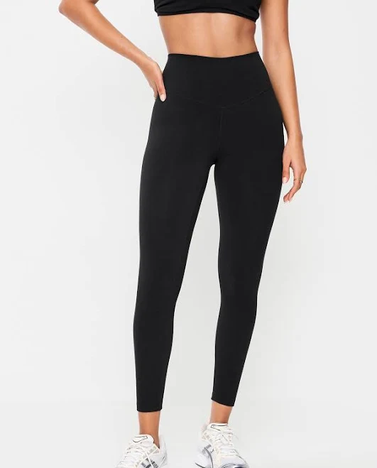 Old Navy Women's High-Waisted Powerchill 7/8 Cotton Leggings