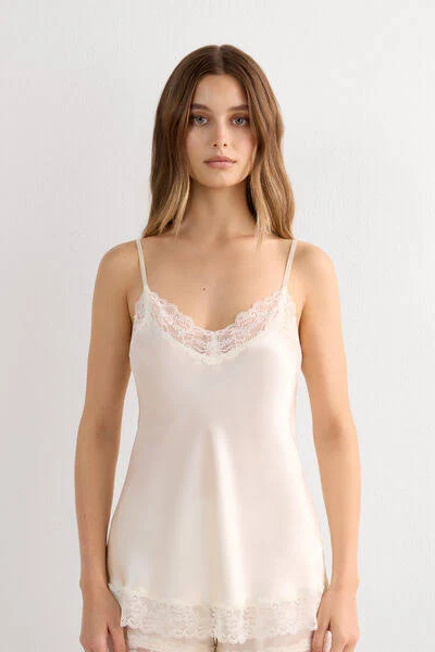 Lace and Silk Top - Intimissimi