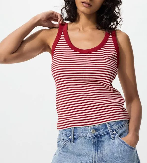 UNIQLO Women's Soft Ribbed Tank Top
