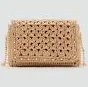 Mini natural fibre crossbody bag - Women | MANGO Niger
